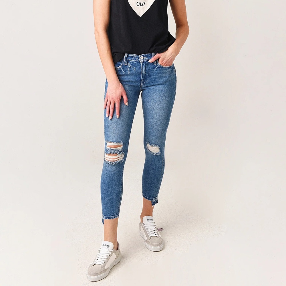 NWT Frame Le High Skinny Crop Jeans